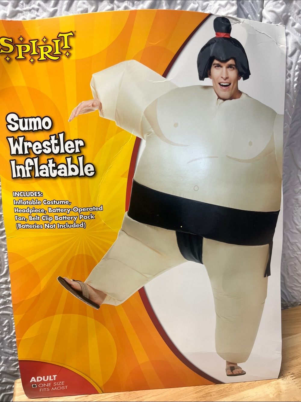 Spirit Halloween Inflatable Sumo Wrestler Costume Adult One Size